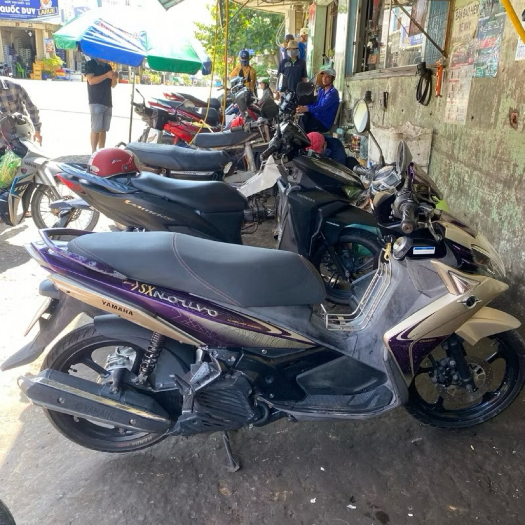Da yên Yamaha Novo SX (no5) kiểu zin (sử dụng kim bọc yên)