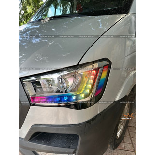 Decal dán đèn Solati ( bộ bao gồm 2 bên) - Decal cao cấp không phai màu không thấm nước