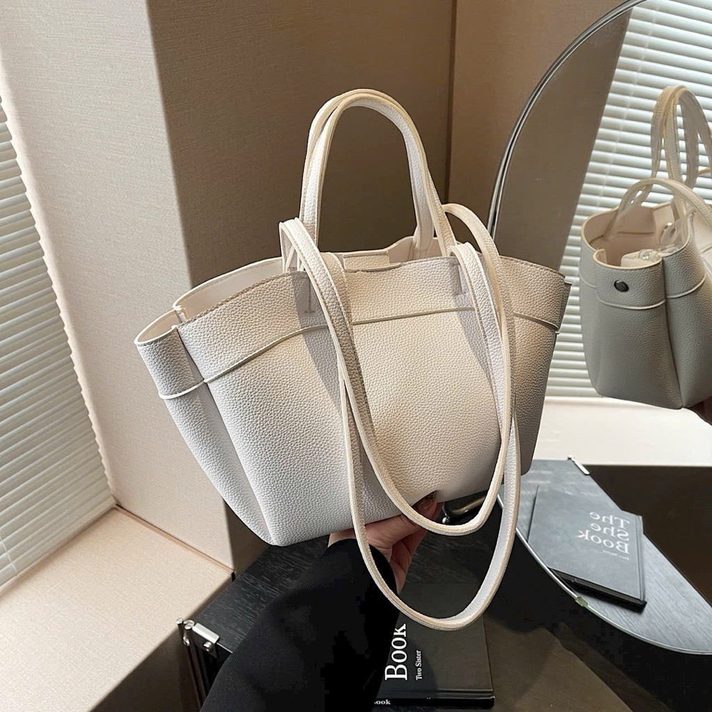 {Tặng móc treo} Túi xách tote công sở basic dễ phối đồ đeo vai cầm tay cực xinh