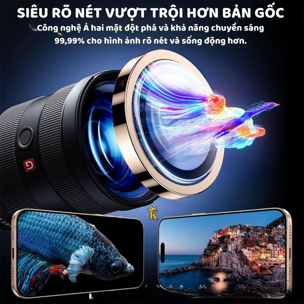 Kính cường lực bảo vệ camera từng mắt viền kim loại cho IPhone 11 12 13 14 15 16Promax Pro Plus 16E