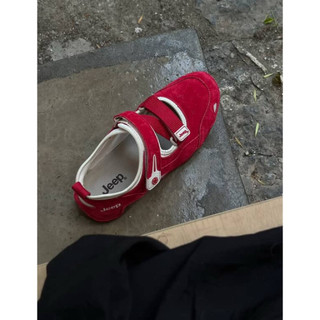 Giày Jeep Outdoor Shoes Women’s Low Top “Begie Red”