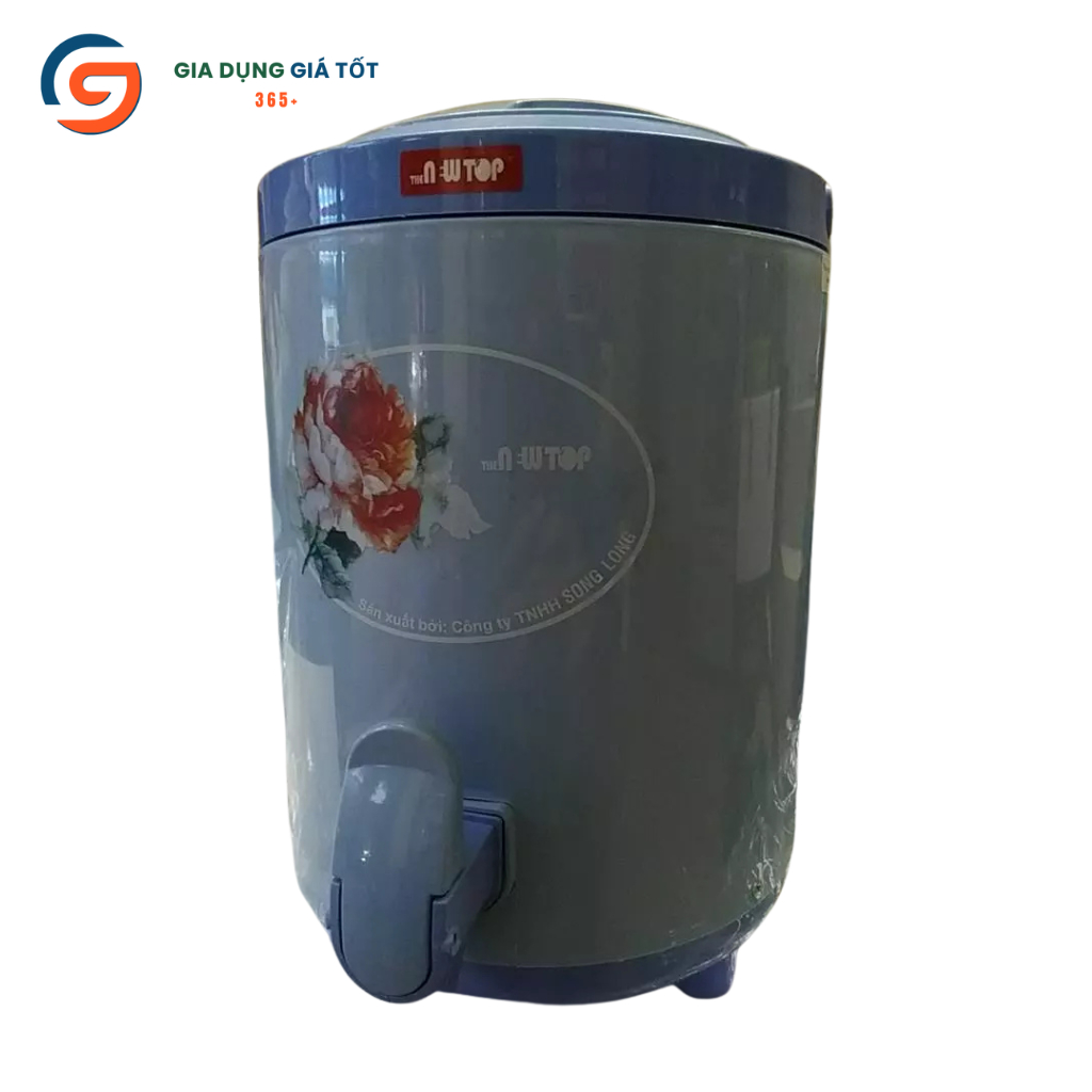 Bình đá giữ nhiệt Song Long 4 lít có vòi rót, giữ lạnh lâu, dùng gia đình, picnic