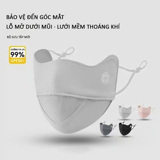 Khẩu Trang Chống Nắng Nữ UPF50+ Che Kín Toàn Mặt, Thoáng Khí, Mát Mẻ, Chống Tia UV Hiệu Quả