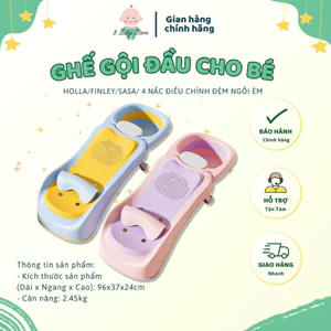 Ghế gội đầu cho bé HOLLA / FINLEY/SASA, 4 nấc điều chỉnh đệm ngồi êm