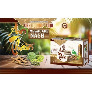 Viên Dưỡng Tâm An Thần MegaCare NACO, Hỗ trợ an thần hỗ trợ giảm mất ngủ, tạo cảm giác ngủ ngon