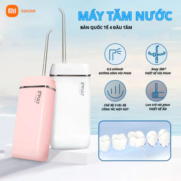 (BẢN QUỐC TẾ) Máy tăm nước XiaomiEnpuly cầm tay bản mới nhất chống nước IPX8 máy tăm nước ML6 Plus