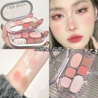Bảng Phấn Mắt 4 Ô, 6 Ô Màu Siêu Xinh Nhũ Lì Makeup Tiện Lợi