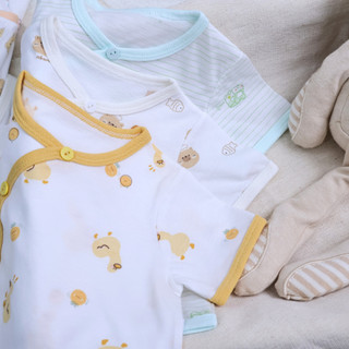 Honey (0-9M) Combo 5 áo sơ sinh chất cotton thoáng mát, mang lại cảm giác dễ chịu cho bé.