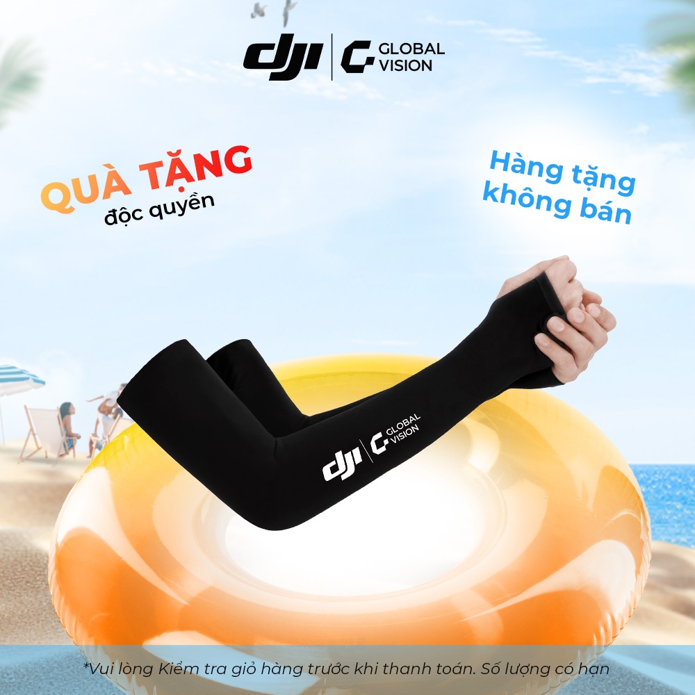 Găng tay chống nắng thể thao DJI màu đen