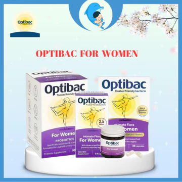 Men vi sinh Optibac For Women Tím bổ sung lợi khuẩn phụ khoa cho phụ nữ, mẹ bầu, sau sinh tăng sức đề kháng MECAHEO