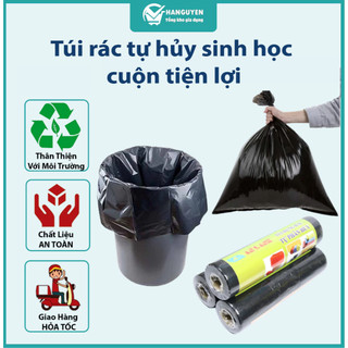 Túi rác tự hủy sinh học cuộn tiện lợi - thân thiện môi trường, dễ phân hủy
