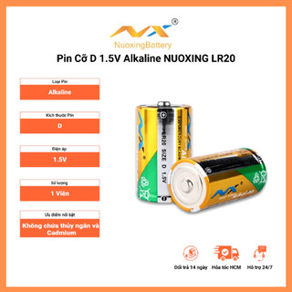 Pin Cỡ D 1.5V Alkaline NUOXING LR20 BH – Pin Đại Dung Lượng Cao Cho Đồ Chơi, Đèn Pin,...