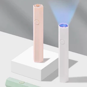 Máy Hơ Gel 1 ngón Cầm Tay, Đèn Hơ Mini Tích Điện Gắn Móng Đính Đá, Máy Hơ Gel MINi
