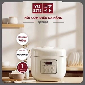Nồi cơm điện Xiaomi Qcooker QFB040 dung tích 4L, nấu cơm mềm dẻo, chức năng hẹn giờ, với lớp chống dính cao cấp