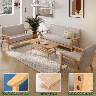 Sofa 1-3 gỗ rắn rắn chắc chắn phòng ngủ phòng khách văn phòng phòng khách