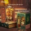 CUTEBEE Mô hình Book Nook DIY bằng gỗ tự lắp ghép ngôi nhà búp bê Quà tặng trang trí sáng tạo tự làm
