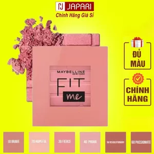 Phấn Má Hồng Maybelline Fitme 4.5g ĐỦ MÀU - Phấn Má Hồng Dạng Nén Mịn, Lì Chuẩn Màu - Japari