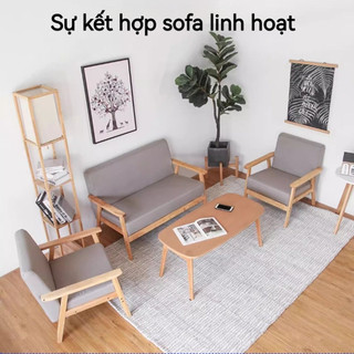 Sofa 1-3 gỗ rắn rắn chắc chắn phòng ngủ phòng khách văn phòng phòng khách