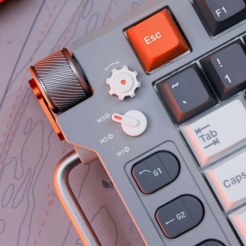 [CHÍNH HÃNG] Bàn phím cơ Nuphy Field 75 HE - Bàn phím gaming, Led RGB, Kết nối có dây, Hotswap, Có núm xoay, Phím macro | BigBuy360 - bigbuy360.vn