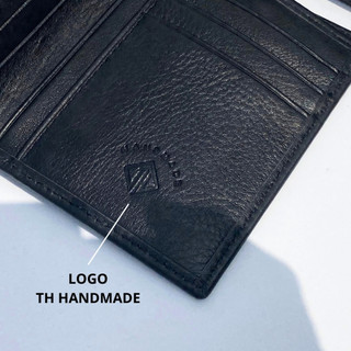 Ví Da Nam MINI Cao Cấp TH HANDMADE,  Da bò thật loại 1 | Kiểu Dáng đứng có khóa | Kích thước  11 x 8.5 cm ( Nâu/đen)