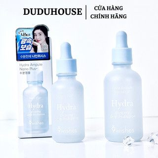 Tinh chất 9 Wishes Hydra Glowing & Deep Hydration Ampule Serum dưỡng ẩm, căng bóng da 30ml