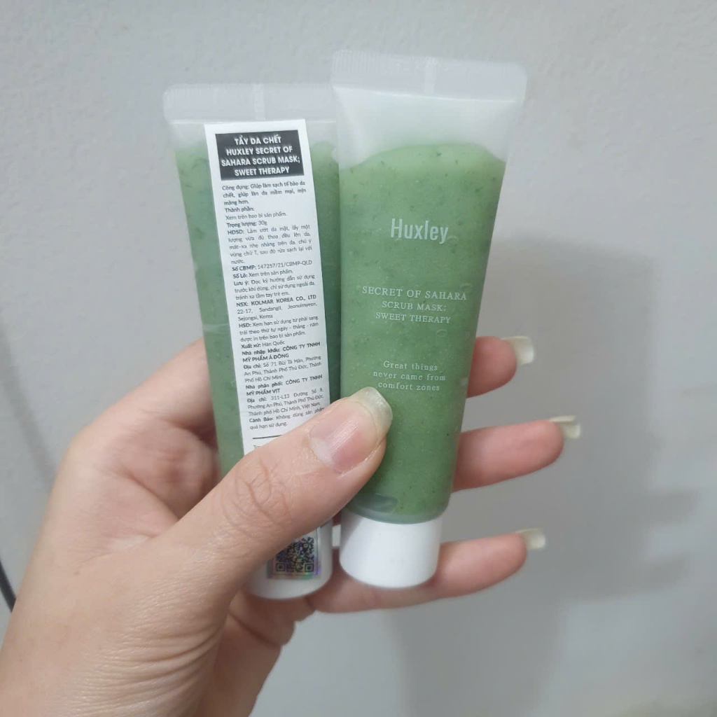 Tẩy Tế Bào Chết Huxley Scrub Mask Therapy Chiết Xuất Xương Rồng Giúp Dưỡng Ẩm, Mịn Da 30g