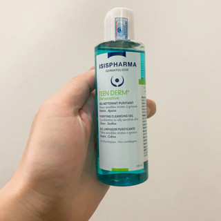 [HÀNG CÔNG TY] Gel rửa mặt giảm nhờn mụn Isis Pharma Teen Derm Gel Sensitive (100ml - 250ml)