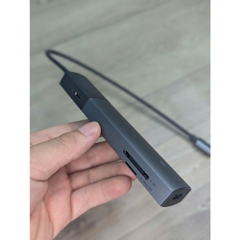 Hub MOKIN 7 in 1 - có cổng đọc thẻ nhớ, HDMI 4k 60Hz