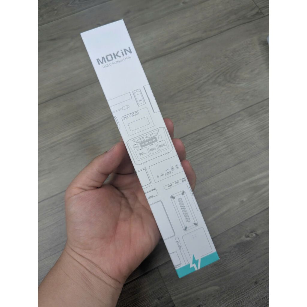 Hub MOKIN 7 in 1 - có cổng đọc thẻ nhớ, HDMI 4k 60Hz