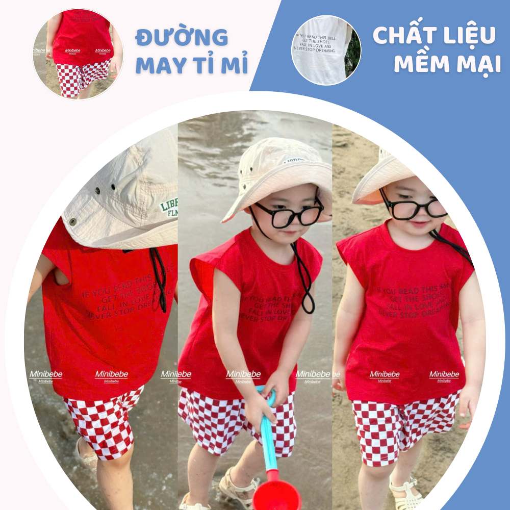 [À ƠI SHOP] R13- set 2 bộ ba lỗ chữ if you read this smile- a100.195