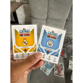 MS71 Thẻ Lẻ Cầu Thủ bóng Đá Match Topps Match Attax EXTRA White Gold Limited  Mbappe ,Halland Mùa 24/25 2024/25 (MS 71 )