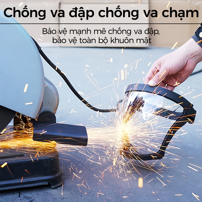 Mặt nạ bảo vệ chống bụi Mặt Acrylic Trong Suốt, Kính Chống Giọt Bắn, Kính Bảo Hộ Chống Bụi Có Lỗ Thoát Khí Với bông lọc
