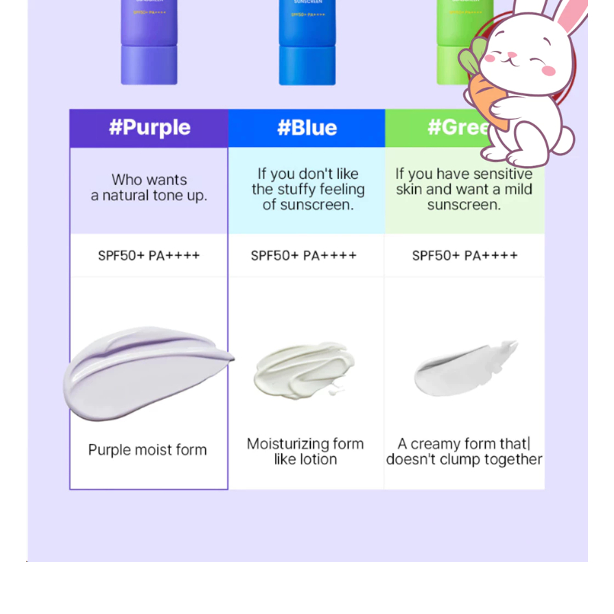 Kem Chống Nắng Beplain Sunmuse Tone Up & Correcting/ Sunmuse Mineral/ Matte/Peach Pink/Mild Green Sunscreen SPF50+ 50ml