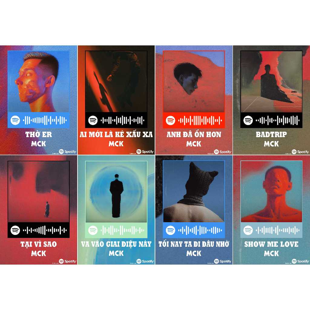 Thẻ Spotify Album 99% MCK - Poster dán tường | Shopee Việt Nam
