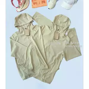Áo Khoác Dù Thể thao Nam Màu Kem Foam Hooded FB7483-251