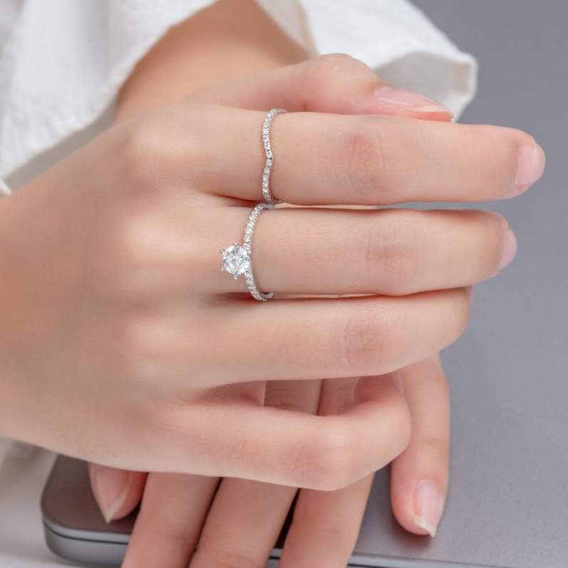 [CHAT TRƯỚC KHI ĐẶT] Nhẫn Thời Trang Tierra BCF0131 Vàng 10K/ 14K/ 18K Đính Đá CZ Lấp Lánh, Phụ Kiện Trang Sức Nữ