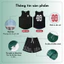 Bộ Quần Áo Ba Lỗ Thể Thao Nam Áo Tanktop Hoạ Tiết In Lưng Phối Quần Short 2 Túi Có Khoá Kéo,Cạp Chun, Dây Rút. Mã: BL.QD