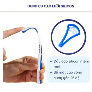Dụng Cụ Vệ Sinh Lưỡi, Cây Cạo Lưỡi An Toàn Tiện Lợi - Làm Sạch Lưỡi Hết Hôi Miệng 88508
