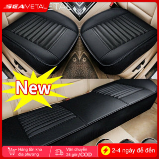 Đệm bọc ghế ô tô 5 chỗ SEAMETAL da PU chống trơn trượt thoáng khí cho các loại xe phổ biến