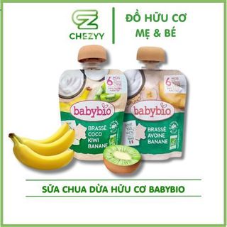 Sữa chua dừa hữu cơ Babybio cho bé ăn dặm từ 6 tháng