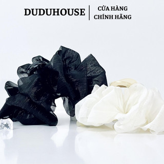 Kẹp Tóc Càng Cua Cỡ Lớn Kèm Nơ Voan 2 Mặt Kẹp Tóc Nữ Xinh Xắn, Dễ Phối Đồ, Giữ Tóc Chắc