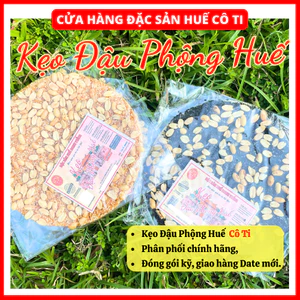 Kẹo Đậu Phộng Cô Ti Gói 150g Mè Trắng Và Đen Thơm Ngon Chuẩn Vị, Đặc Sản Huế