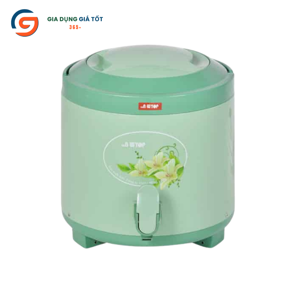 Bình nước giữ lạnh có vòi Song Long 6 lít nhựa dày, bình giữ nhiệt có chân đế, dùng tiệc, quán ăn