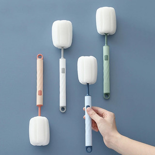 Cọ Rửa Bình Sữa, Ly, Cốc Bằng Mút Xốp Thay Thế Được - Dụng Cụ Chà Rửa, Vệ Sinh Chai Lọ Siêu Sạch 88510