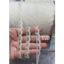 ren viền trăng trí ren poly trắng gạo 1cm ( 10m )