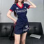 Set đồ nữ Thể Thao Áo body và chân váy chữ G&B 25 FFCLUB MIX chất liệu Cotton co giãn