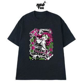 Áo Thun NGỐ TEE Anime Demon Slayer Luyến Trụ Kanroji Mitsuri Dễ Thương Vải Cotton 100 Cao Cấp Mát Mẻ