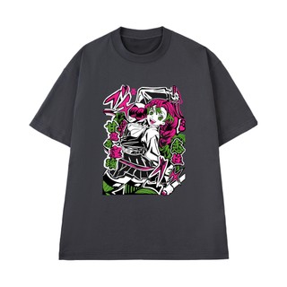 Áo Thun NGỐ TEE Anime Demon Slayer Luyến Trụ Kanroji Mitsuri Dễ Thương Vải Cotton 100 Cao Cấp Mát Mẻ