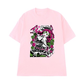 Áo Thun NGỐ TEE Anime Demon Slayer Luyến Trụ Kanroji Mitsuri Dễ Thương Vải Cotton 100 Cao Cấp Mát Mẻ