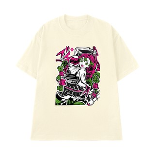 Áo Thun NGỐ TEE Anime Demon Slayer Luyến Trụ Kanroji Mitsuri Dễ Thương Vải Cotton 100 Cao Cấp Mát Mẻ